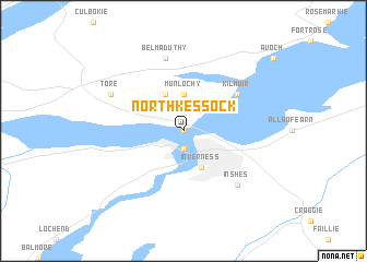 map of North Kessock