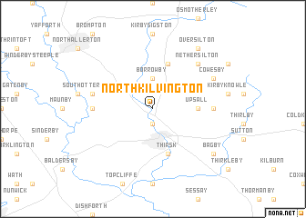 map of North Kilvington