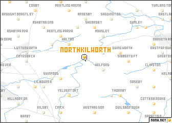 map of North Kilworth