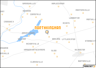 map of North Kingman