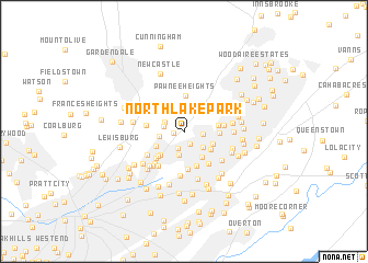 map of North Lake Park