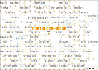 map of North Lakshmīpur