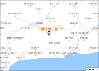 map of Northleigh