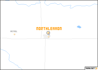 map of North Lemmon