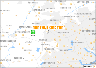 map of North Lexington