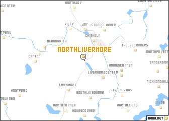 map of North Livermore