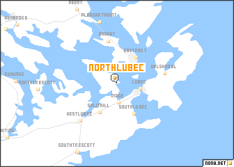 map of North Lubec