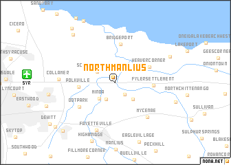 map of North Manlius