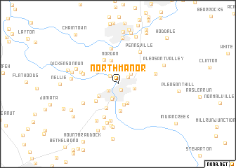 map of North Manor