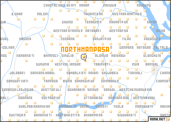 map of North Mānpāsa