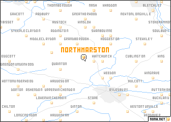 map of North Marston