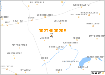 map of North Monroe