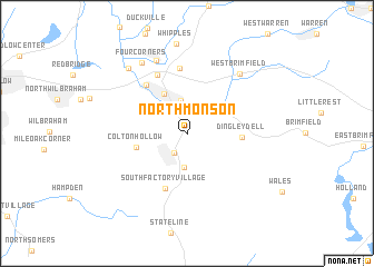 map of North Monson