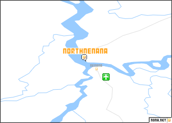 map of North Nenana