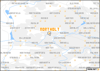 map of Northolt