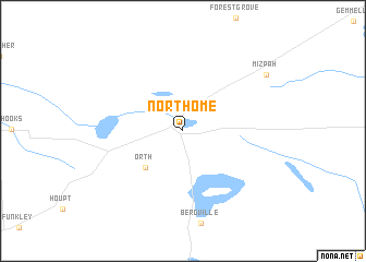 map of Northome