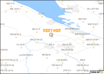 map of Northop