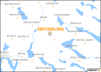 map of North Orland