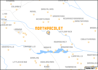 map of North Pacolet