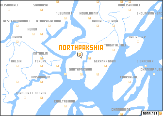 map of North Pākshia