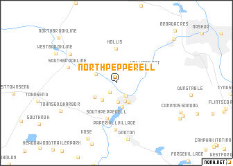 map of North Pepperell