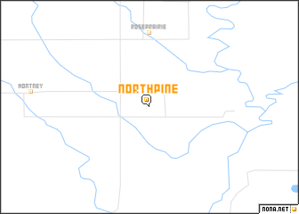 map of North Pine