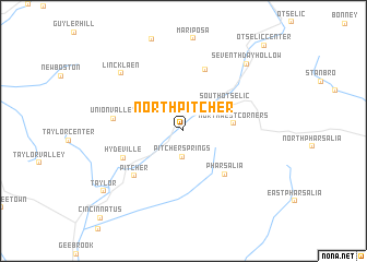 map of North Pitcher