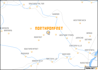 map of North Pomfret