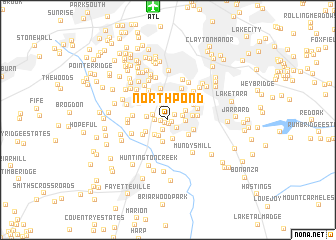 map of North Pond