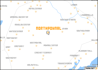 map of North Pownal