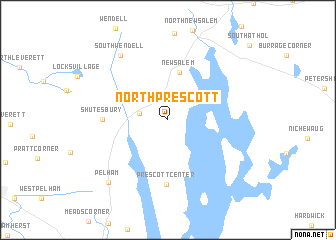 map of North Prescott