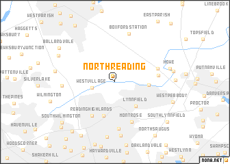 map of North Reading