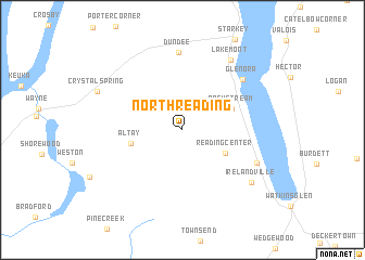 map of North Reading