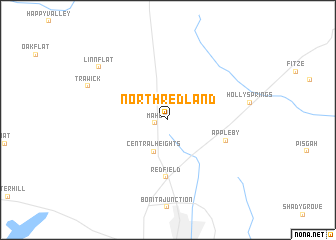 map of North Redland