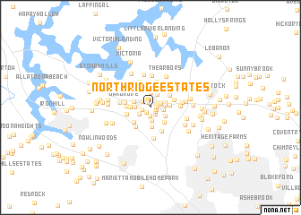 map of Northridge Estates