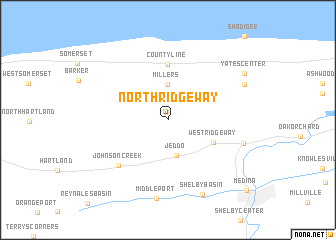 map of North Ridgeway