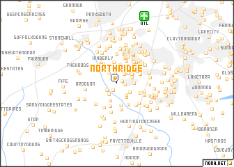 map of Northridge