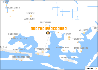 map of North River Corner