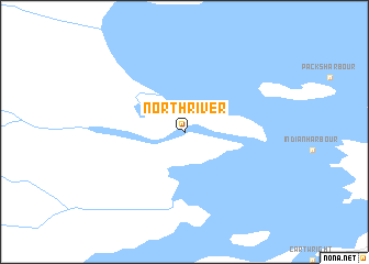 map of North River