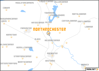 map of North Rochester