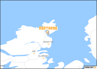 map of North Roe