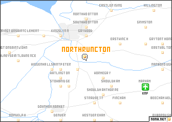 map of North Runcton