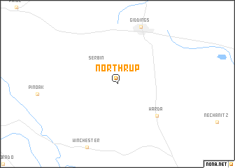 map of Northrup