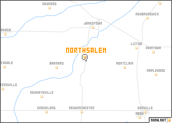 map of North Salem