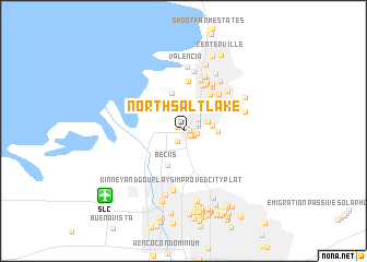 map of North Salt Lake