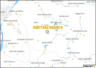 map of North Schodack
