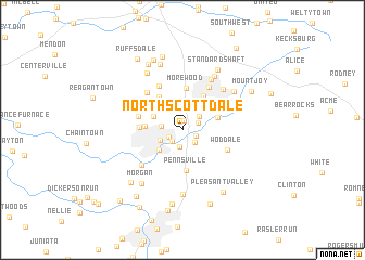 map of North Scottdale