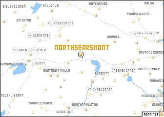 map of North Searsmont