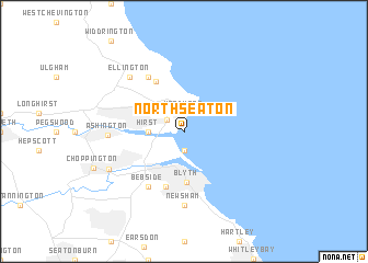 map of North Seaton
