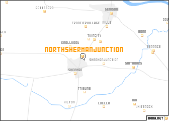 map of North Sherman Junction